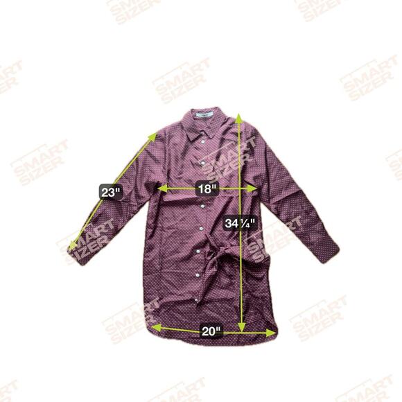 New THAKOON Silk Wrap Tie Shirt Dress Martin White Polka Dot Button Front Sz S - Picture 13 of 15